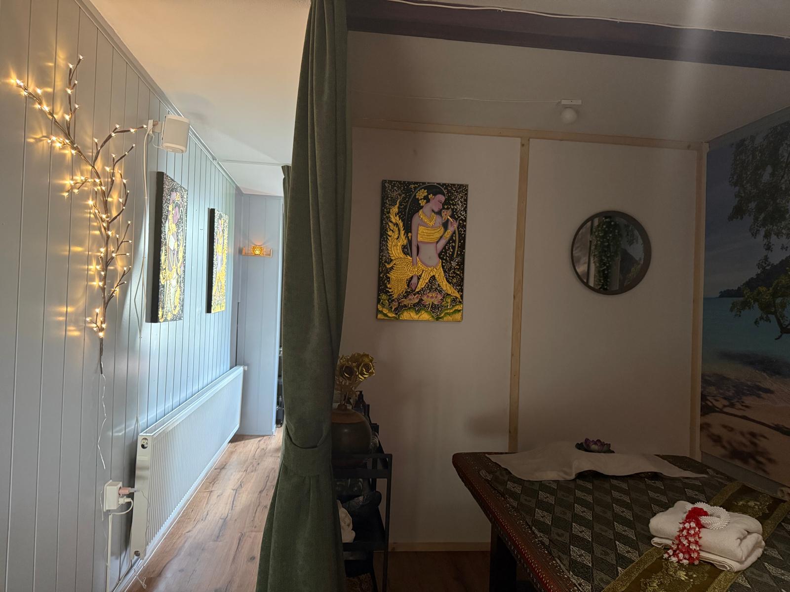 Behandelkamer van Pesila Thai Massage in Rotterdam